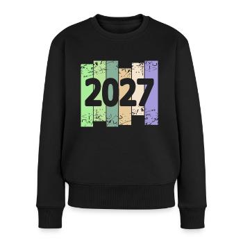 2027 - Women's Premium Organic Jumper - black - Front - Julia (174cm)