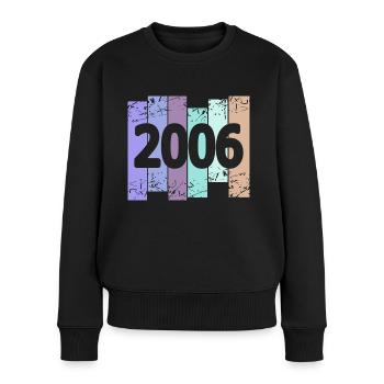 Grufti 2006 - Frauen Premium Bio Pullover - Schwarz - Vorne - Julia (174cm)