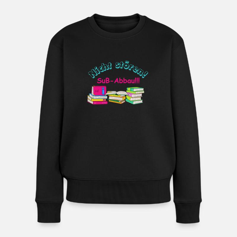 SuB-Abbau - Frauen Premium Bio Pullover - Schwarz