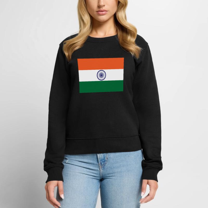 Indien Frauen Premium Bio Pullover