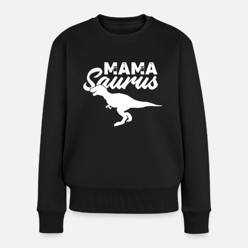 Dinosaurs 1 - Women's Premium Organic Jumper - black
