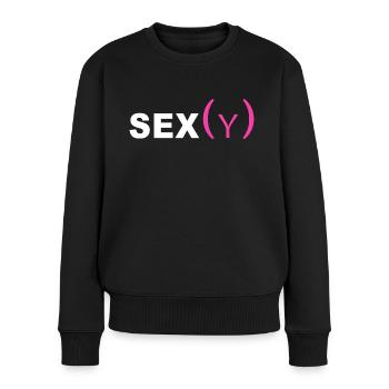 Sexy - Pull Premium bio Femme - noir - Devant - Julia (174cm)