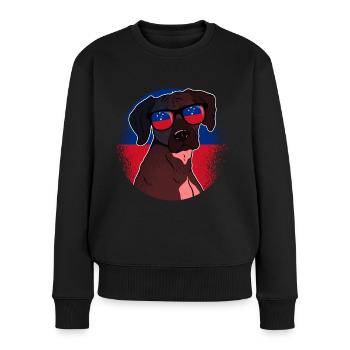 Samoa - Women's Premium Organic Jumper - black - Front - Julia (174cm)