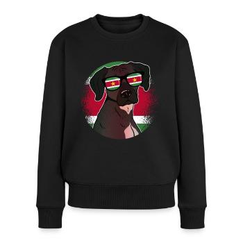 Suriname - Pull Premium bio Femme - noir - Devant - Julia (174cm)