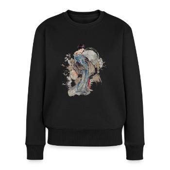 Mythologie japonaise Arts martiaux Nerd - Pull Premium bio Femme - noir - Devant - Julia (174cm)