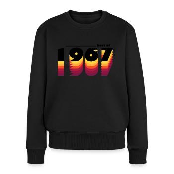 Best of 1967 - Celebrate 58 Years with Vintage - Women's Premium Organic Jumper - black - Front - Julia (174cm)