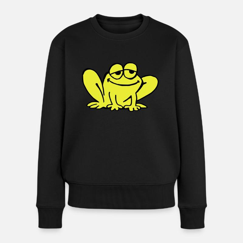 Grenouille - Pull Premium bio Femme - noir