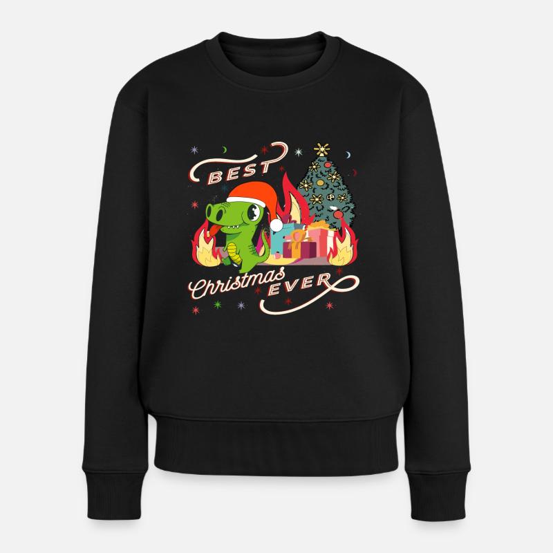 Noël Dino - Pull Premium bio Femme - noir