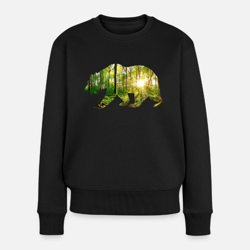 Environnement de l’ours - Pull Premium bio Femme - noir