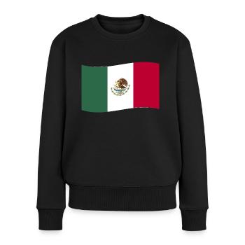 Drapeau Du Mexique Drapeau Mexique Armoiries mexicaines - Pull Premium bio Femme - noir - Devant - Julia (174cm)