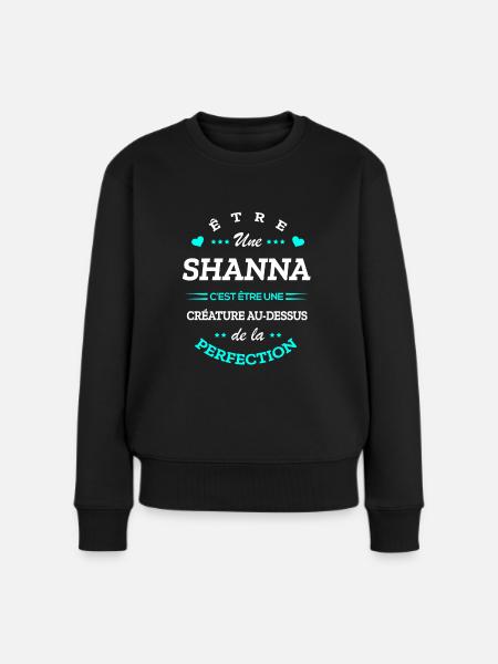 SHANNA PARFAITE - NOM SHANNA - Pull Premium bio Femme - noir