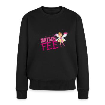 Muddy run shirt mud Matsch Laufshirt Fee Team Frau - Frauen Premium Bio Pullover - Schwarz - Vorne - Julia (174cm)