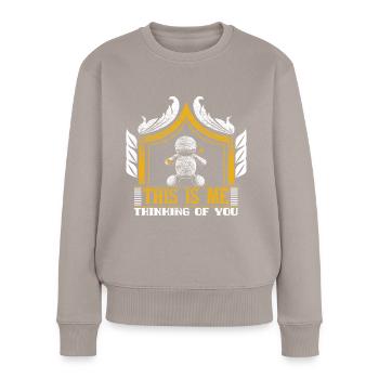 Voodoo Magic Spell Cadeau - Pull Premium bio Femme - taupe - Devant - Julia (174cm)