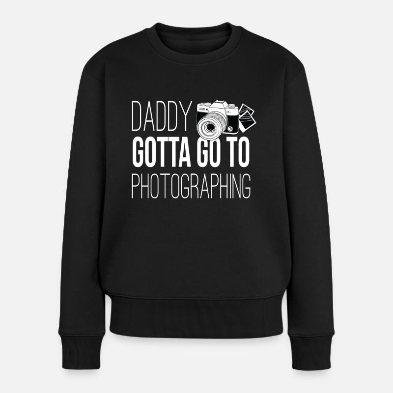 Vatertagsgeschenk für den Papa zu Vatertag - Frauen Premium Bio Pullover - Schwarz