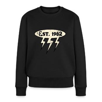 Millésime 1982 - Pull Premium bio Femme - noir - Devant - Julia (174cm)