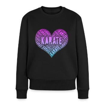 Karaté Arts Martiaux Arts Martiaux - Pull Premium bio Femme - noir - Devant - Julia (174cm)