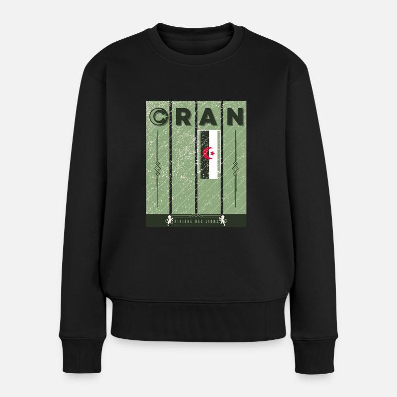 Oran Rivière des Lions - Pull Premium bio Femme - noir