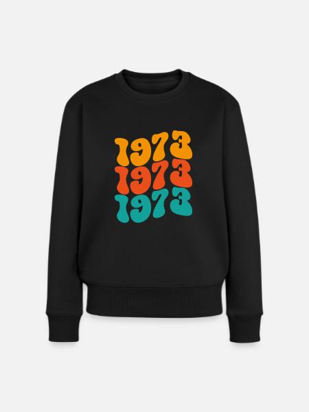 Millésime 1973 - Pull Premium bio Femme - noir