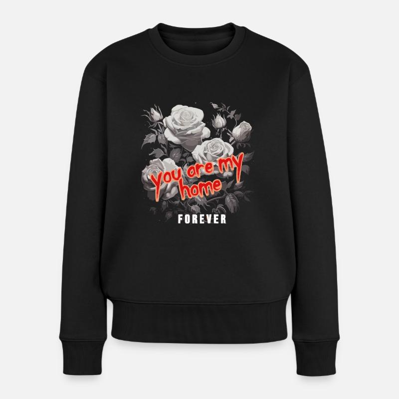 my home - Pull Premium bio Femme - noir
