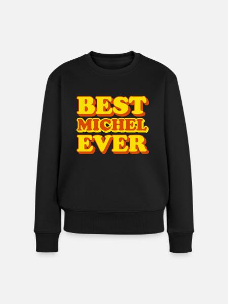 Michel Vorname Lustiges Geschenk - Frauen Premium Bio Pullover - Schwarz