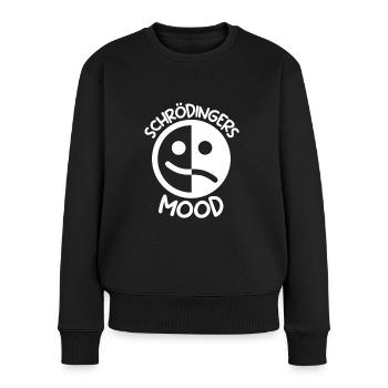 Le cadeau de Schrödinger pour le nerd de l’humeur - Pull Premium bio Femme - noir - Devant - Julia (174cm)