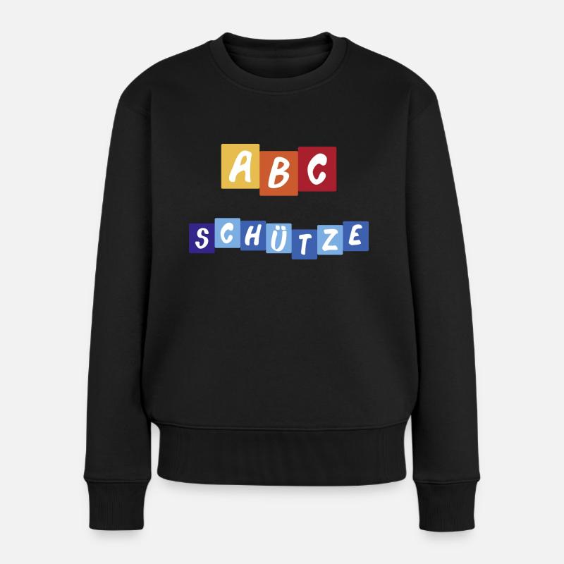 ABC Schütze - Frauen Premium Bio Pullover - Schwarz