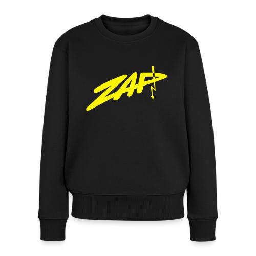zap_logo_gelb - Frauen Premium Bio Pullover