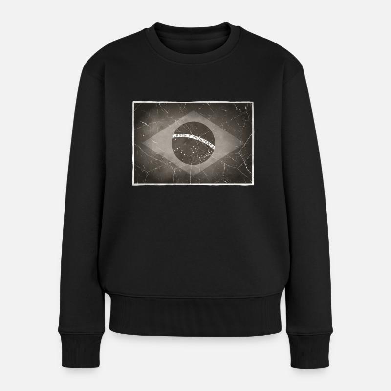 Brésil - Pull Premium bio Femme - noir