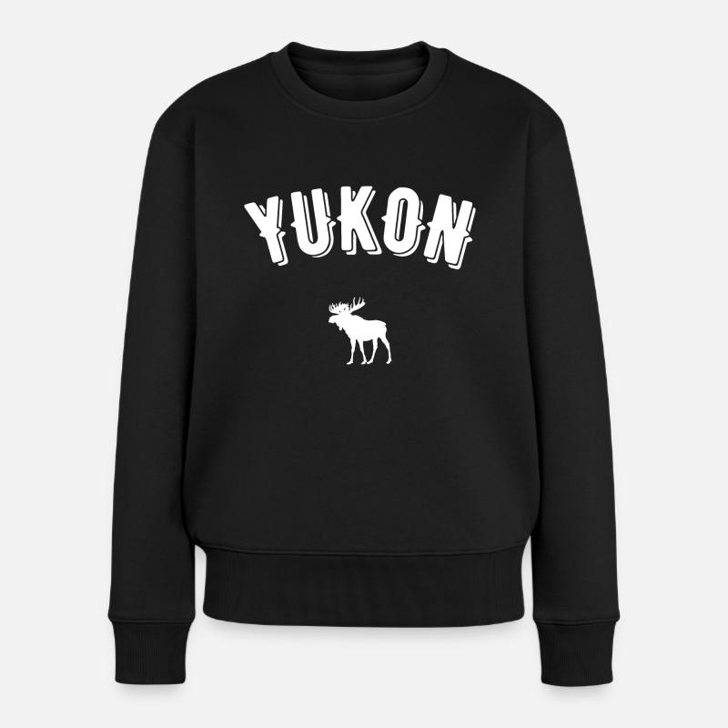 Yukon - Frauen Premium Bio Pullover - Schwarz