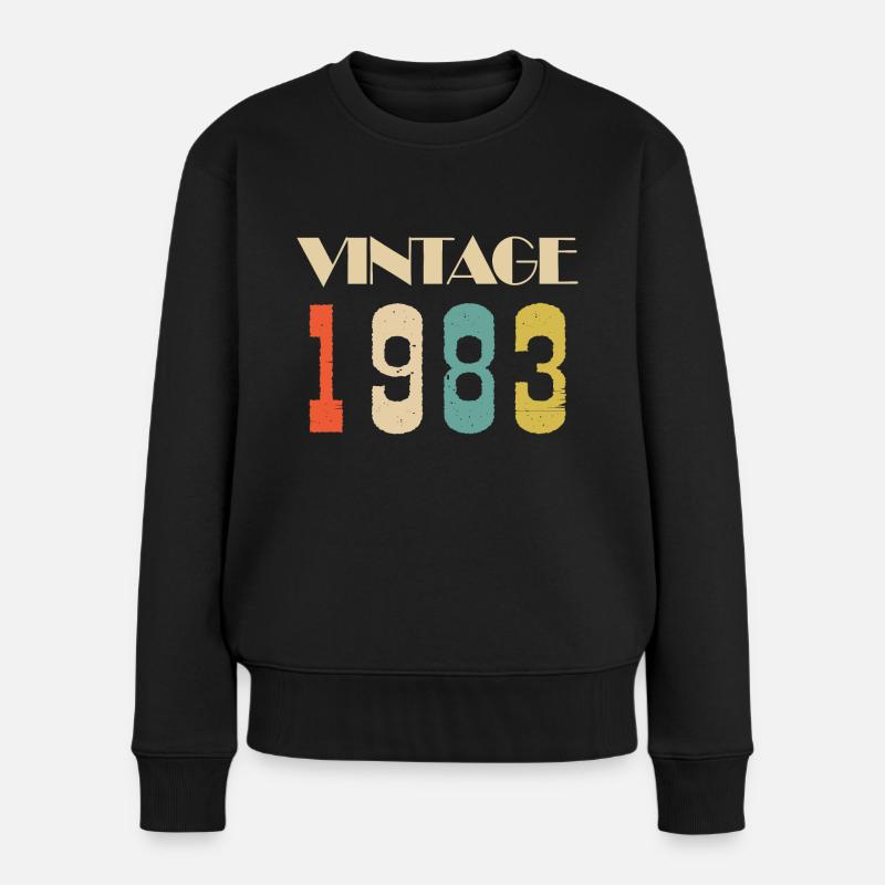 1964 Vintage Édition limitée Cadeau - Pull Premium bio Femme - noir