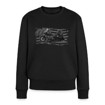 Chopper // Custom // Motorcycle - Women's Premium Organic Jumper - black - Front - Julia (174cm)