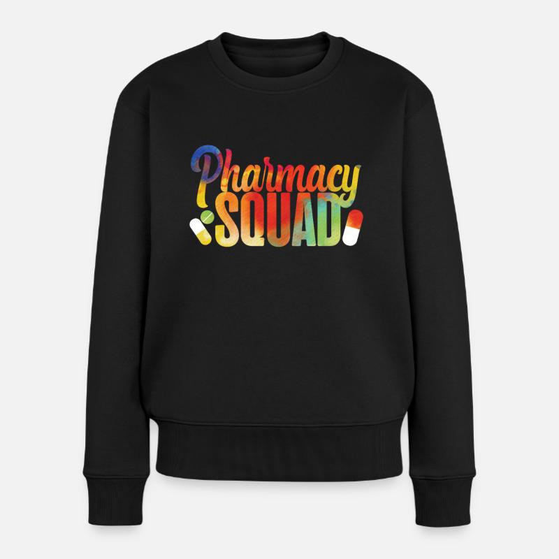 Pharmacy Tech Technician - Frauen Premium Bio Pullover - Schwarz