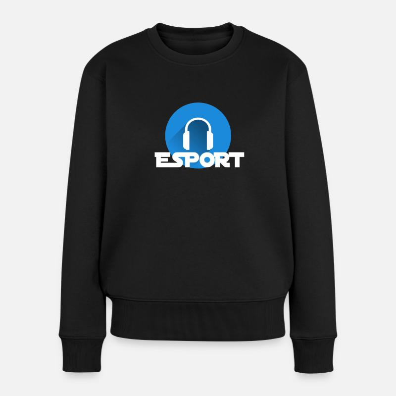 Esport - Pull Premium bio Femme - noir