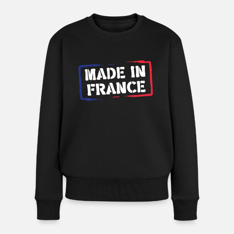 Made in France - Pull Premium bio Femme - noir