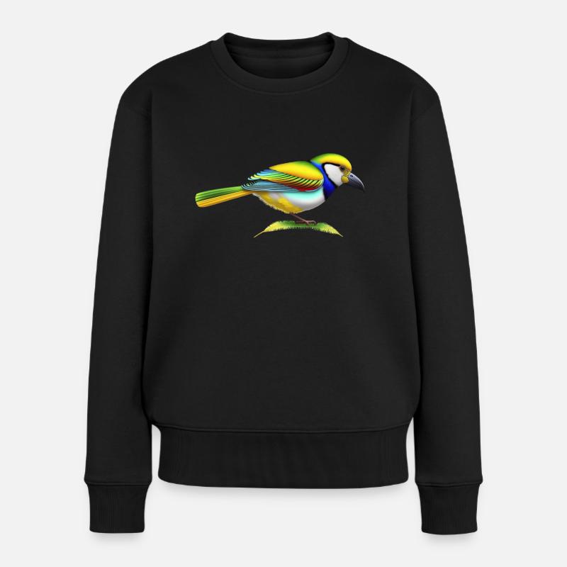 Bel oiseau - Pull Premium bio Femme - noir