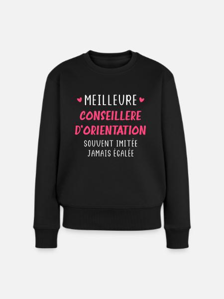 Meilleure conseillère d'orientation - Pull Premium bio Femme - noir