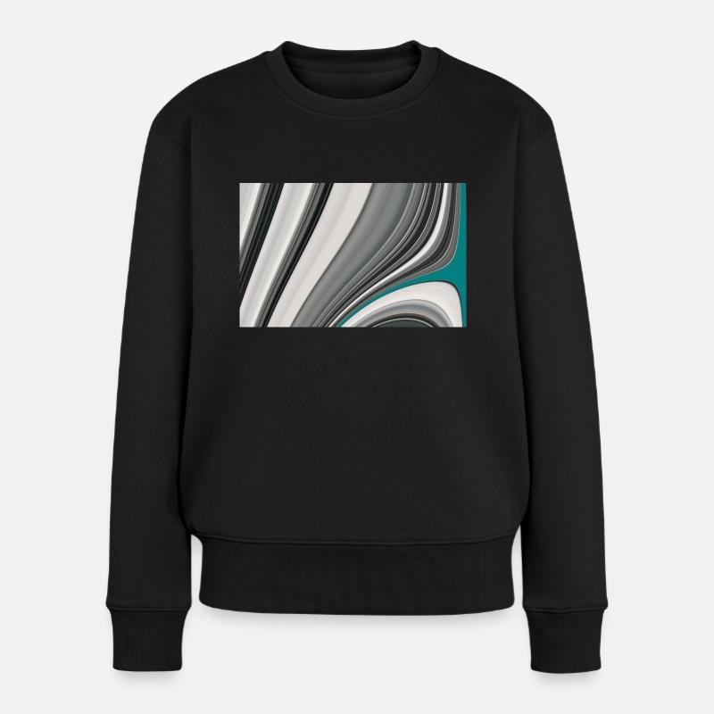 un ending skyline - Pull Premium bio Femme - noir