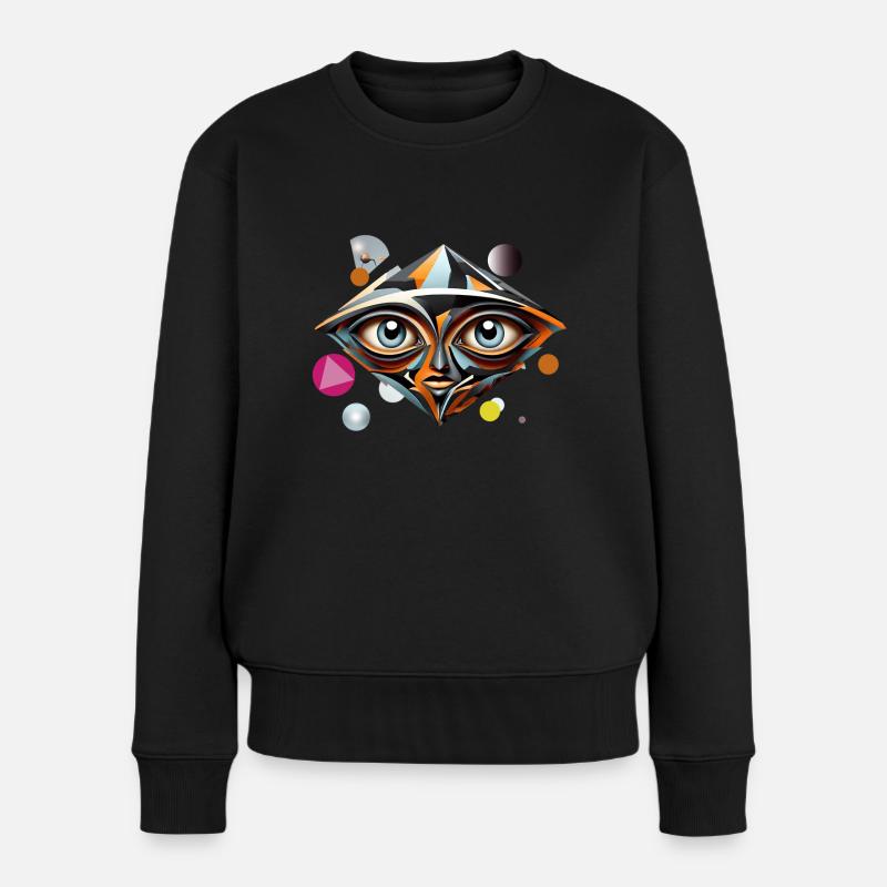 ali5 - Frauen Premium Bio Pullover - Schwarz