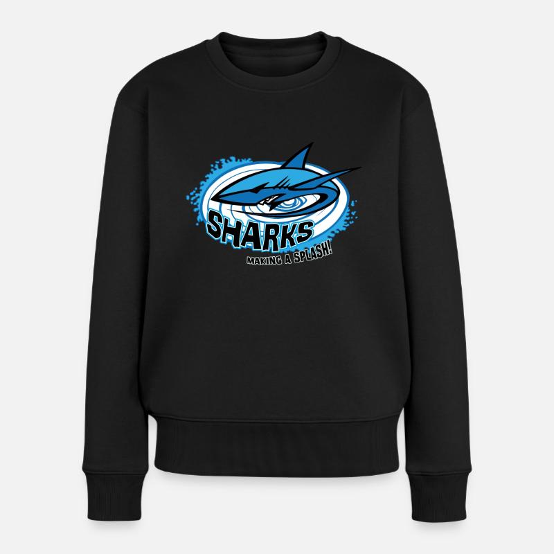 Hai - Frauen Premium Bio Pullover - Schwarz
