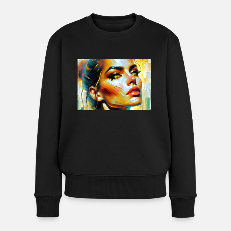 Elle... - Pull Premium bio Femme - noir