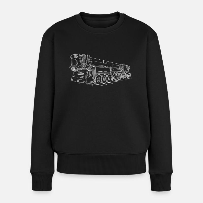 LTM 1750/9.1 Hell - Frauen Premium Bio Pullover - Schwarz