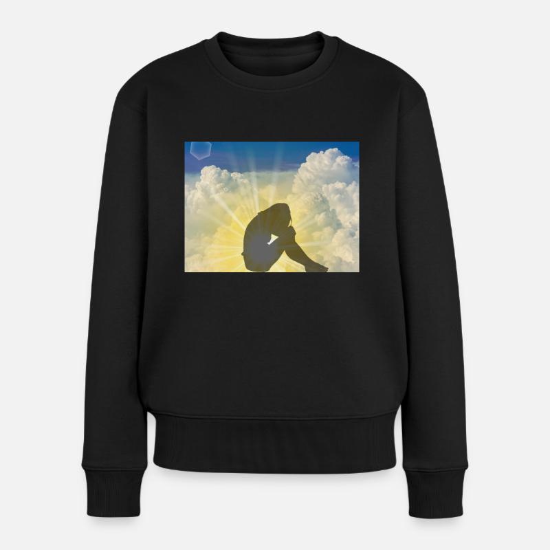 Skyscape. - Pull Premium bio Femme - noir