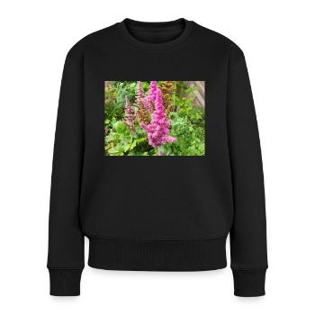 false buck's beard Astilbe japonica - Women's Premium Organic Jumper - black - Front - Julia (174cm)