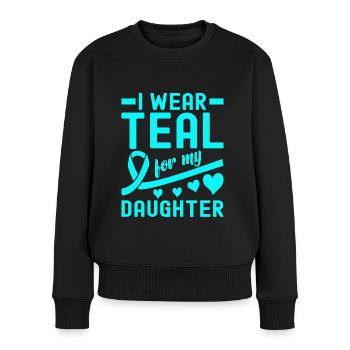 Anxiety disorder Anxiety disorder - Women's Premium Organic Jumper - black - Front - Julia (174cm)