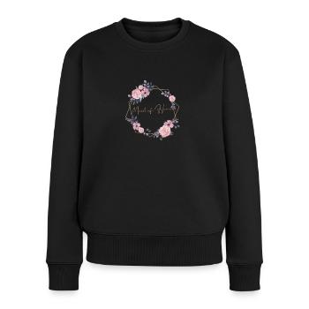 Maid of honor - Women's Premium Organic Jumper - black - Front - Julia (174cm)