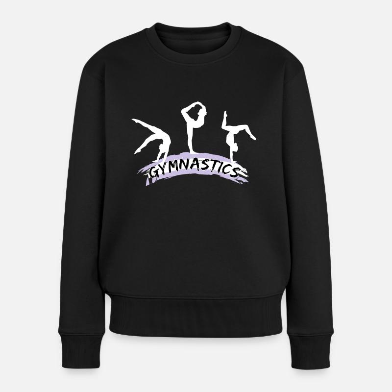 Gymnastics, gymnasts - Women's Premium Organic Jumper - black