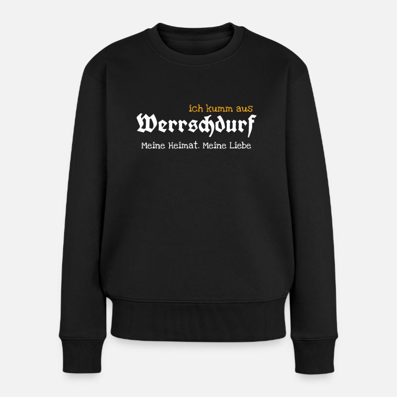 Wehrsdorf - Frauen Premium Bio Pullover - Schwarz