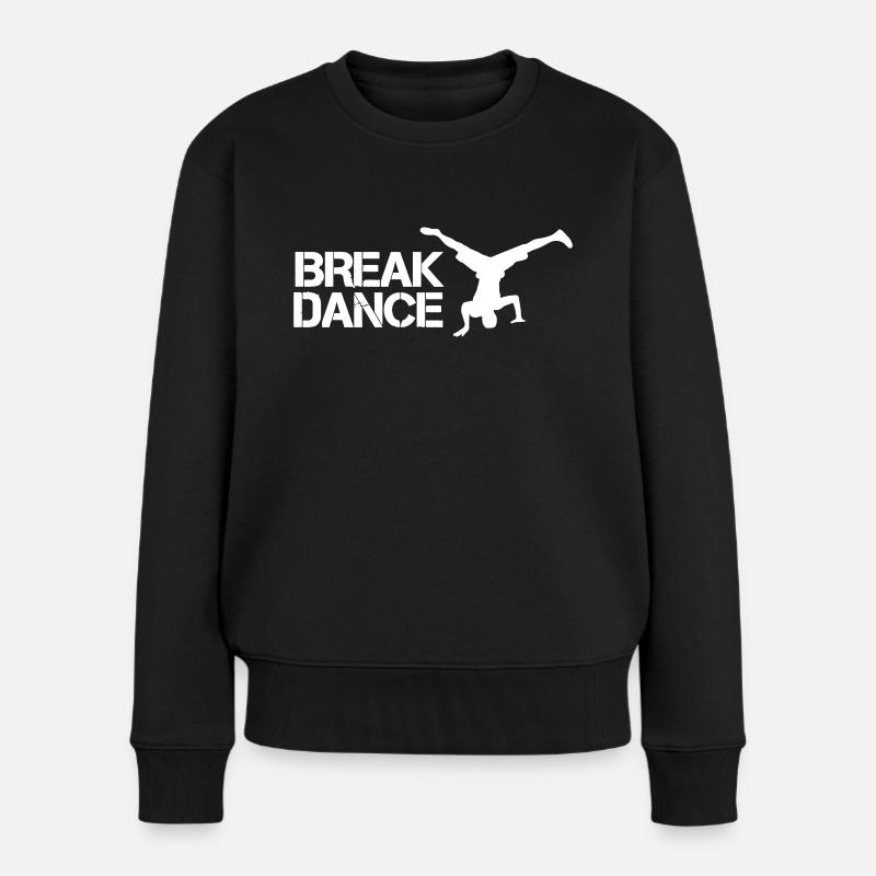 Break Dance 1 - Pull Premium bio Femme - noir