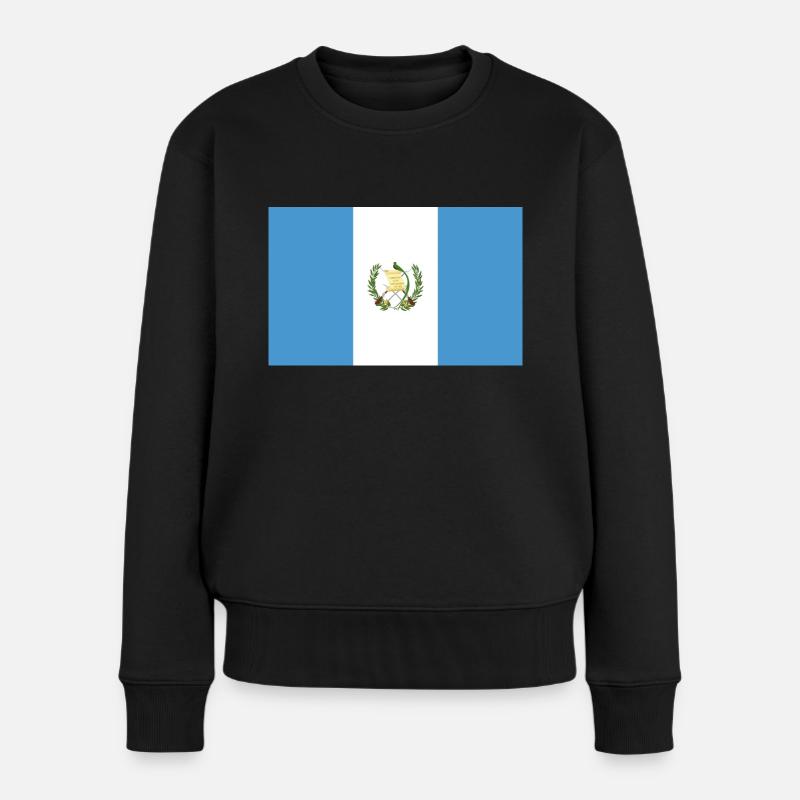 Guatemala - Frauen Premium Bio Pullover - Schwarz