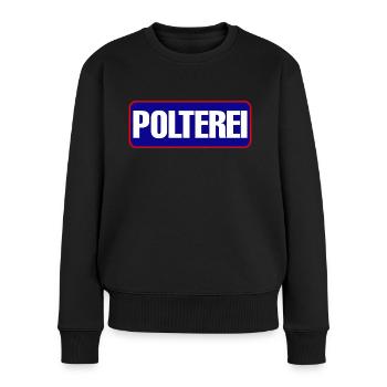 Polterei Spaß Junggesellenabschied - Frauen Premium Bio Pullover - Schwarz - Vorne - Julia (174cm)